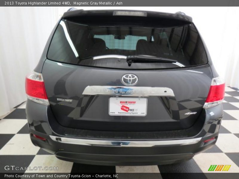 Magnetic Gray Metallic / Ash 2013 Toyota Highlander Limited 4WD