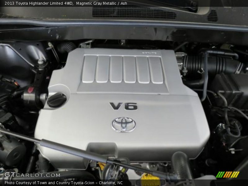 Magnetic Gray Metallic / Ash 2013 Toyota Highlander Limited 4WD