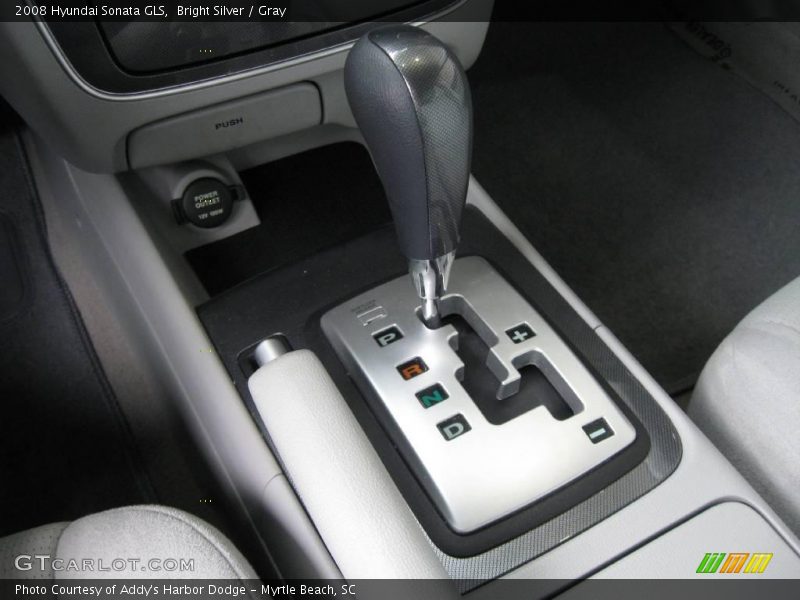 Bright Silver / Gray 2008 Hyundai Sonata GLS
