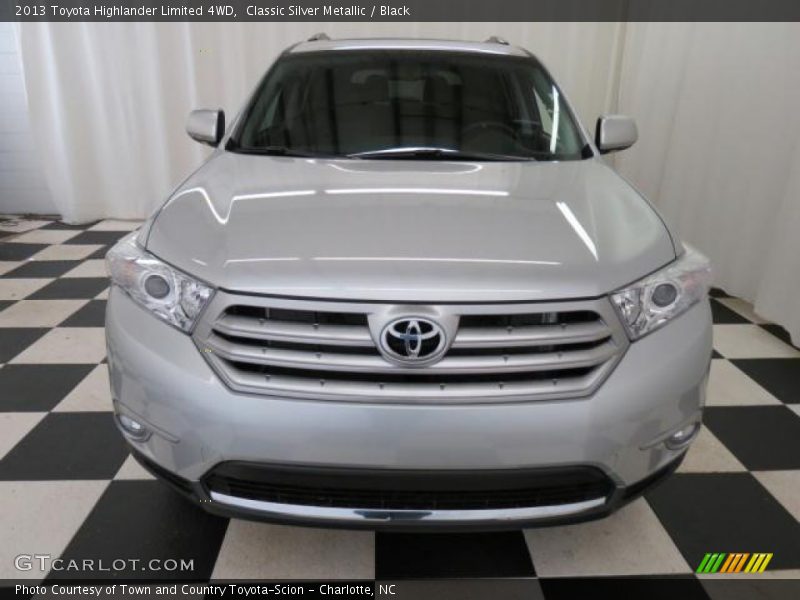 Classic Silver Metallic / Black 2013 Toyota Highlander Limited 4WD