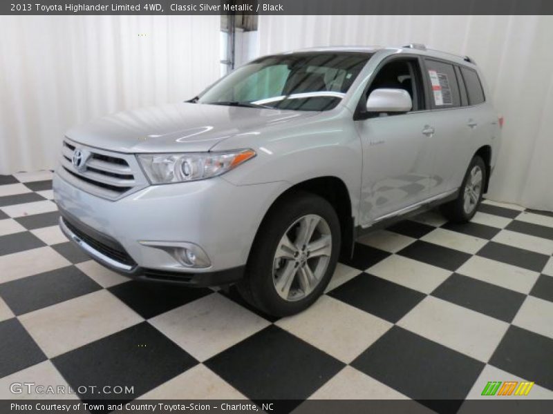 Classic Silver Metallic / Black 2013 Toyota Highlander Limited 4WD