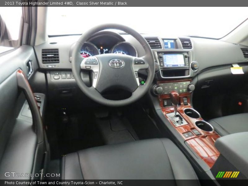 Classic Silver Metallic / Black 2013 Toyota Highlander Limited 4WD
