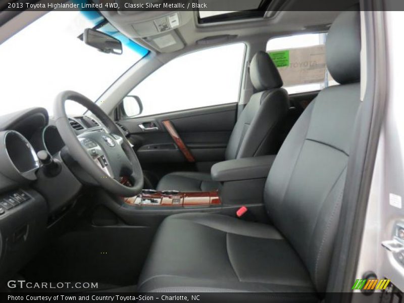Classic Silver Metallic / Black 2013 Toyota Highlander Limited 4WD