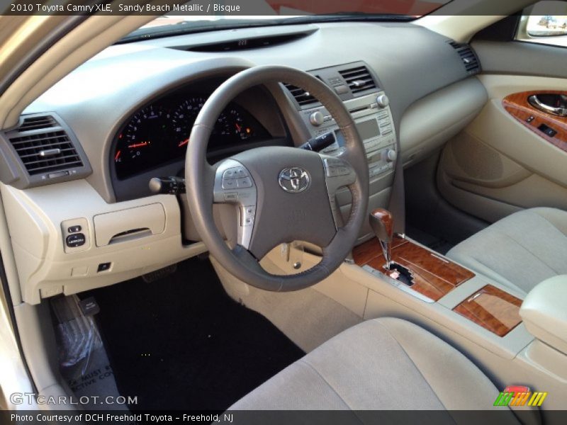 Sandy Beach Metallic / Bisque 2010 Toyota Camry XLE