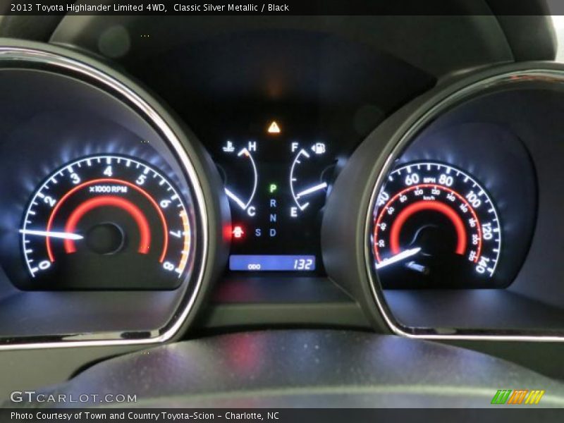 Classic Silver Metallic / Black 2013 Toyota Highlander Limited 4WD