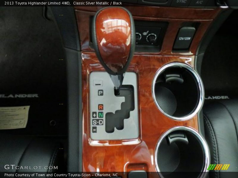 Classic Silver Metallic / Black 2013 Toyota Highlander Limited 4WD