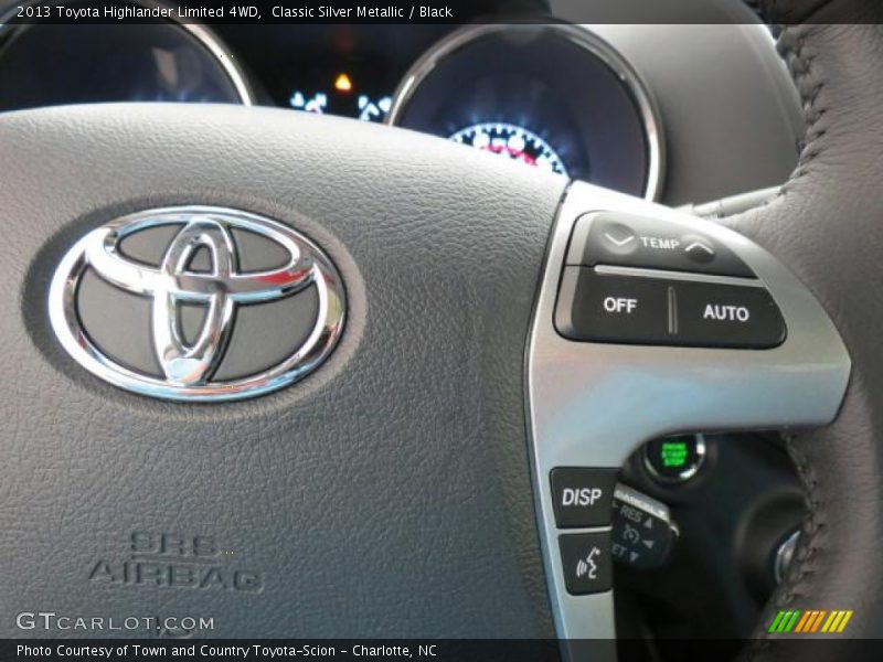 Classic Silver Metallic / Black 2013 Toyota Highlander Limited 4WD
