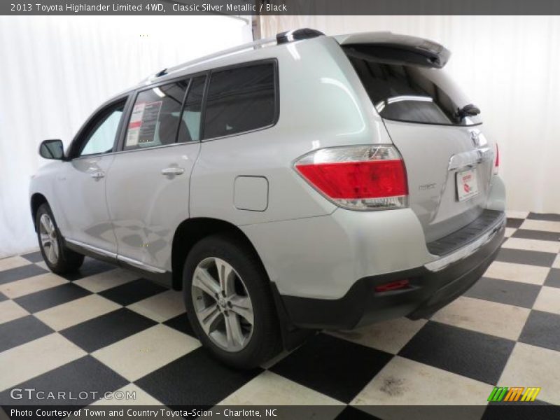 Classic Silver Metallic / Black 2013 Toyota Highlander Limited 4WD