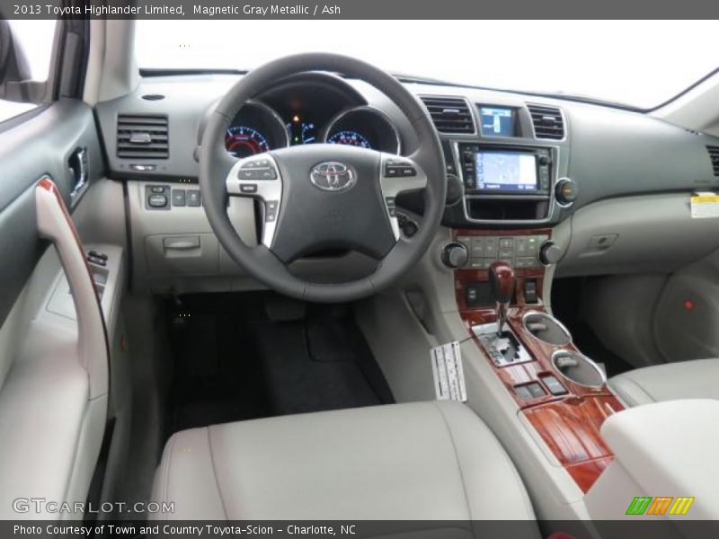 Magnetic Gray Metallic / Ash 2013 Toyota Highlander Limited