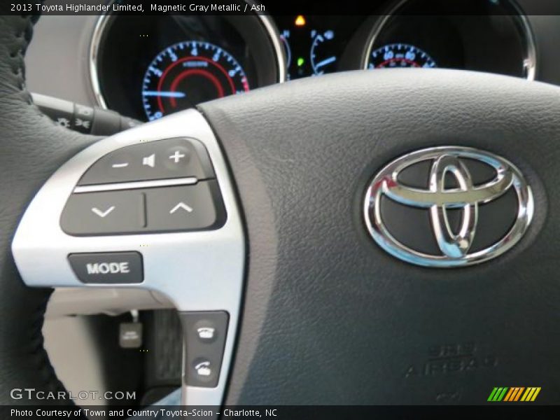 Magnetic Gray Metallic / Ash 2013 Toyota Highlander Limited