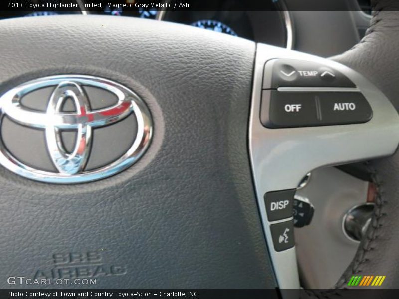 Magnetic Gray Metallic / Ash 2013 Toyota Highlander Limited