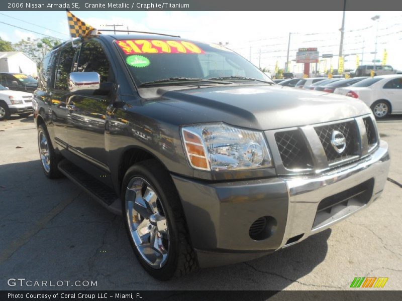 Granite Metallic / Graphite/Titanium 2006 Nissan Armada SE
