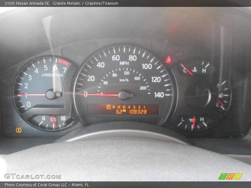 Granite Metallic / Graphite/Titanium 2006 Nissan Armada SE