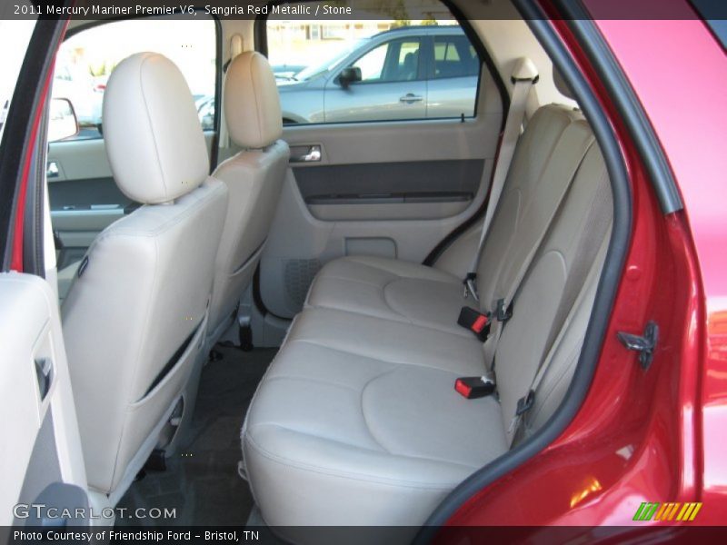 Sangria Red Metallic / Stone 2011 Mercury Mariner Premier V6