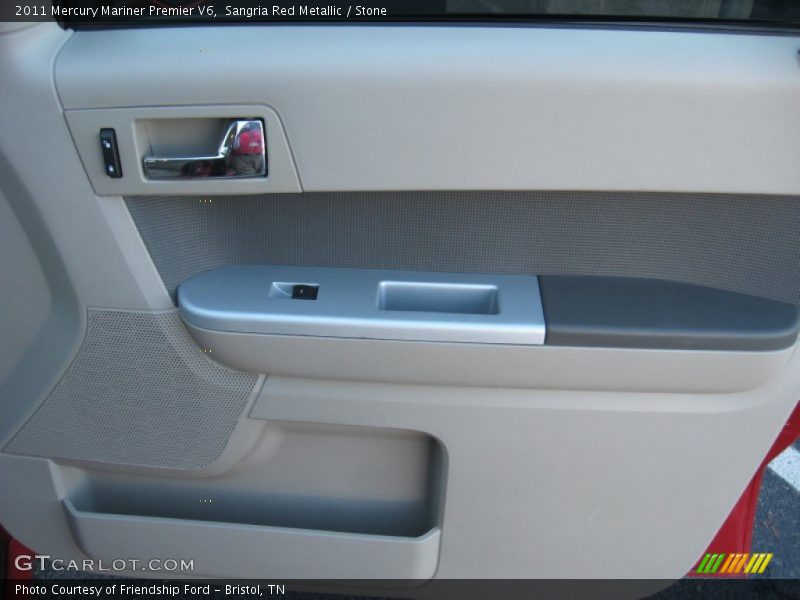 Sangria Red Metallic / Stone 2011 Mercury Mariner Premier V6