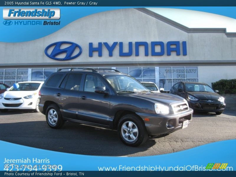 Pewter Gray / Gray 2005 Hyundai Santa Fe GLS 4WD