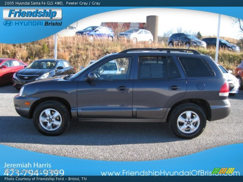 Pewter Gray / Gray 2005 Hyundai Santa Fe GLS 4WD