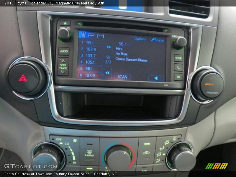 Magnetic Gray Metallic / Ash 2013 Toyota Highlander V6