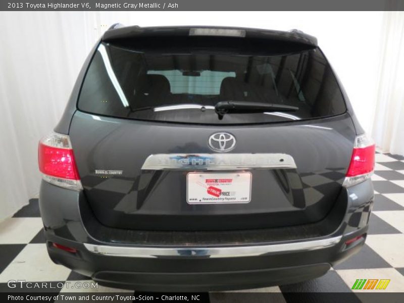 Magnetic Gray Metallic / Ash 2013 Toyota Highlander V6
