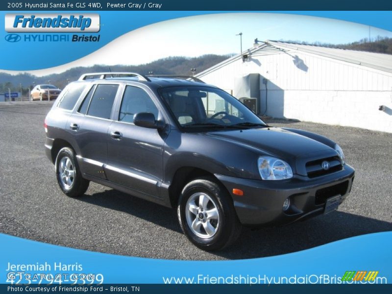 Pewter Gray / Gray 2005 Hyundai Santa Fe GLS 4WD