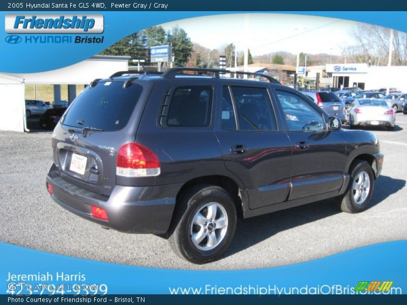 Pewter Gray / Gray 2005 Hyundai Santa Fe GLS 4WD