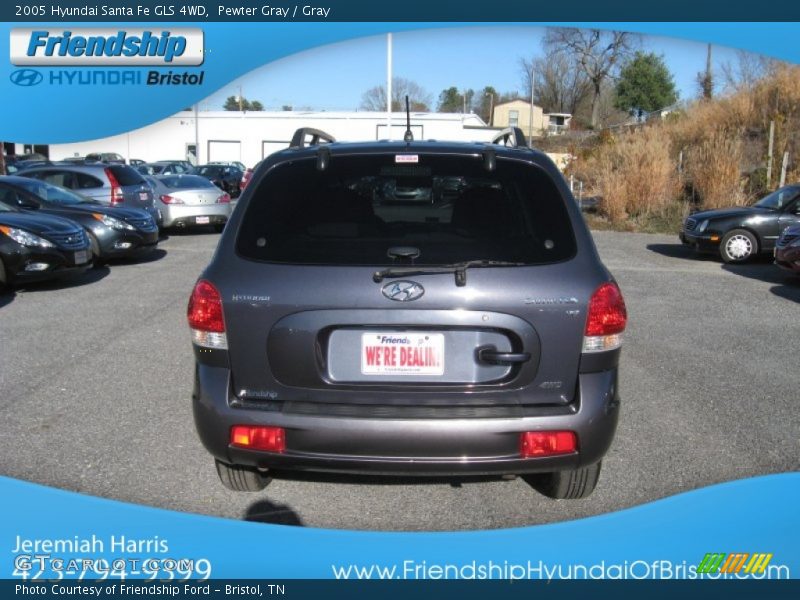 Pewter Gray / Gray 2005 Hyundai Santa Fe GLS 4WD