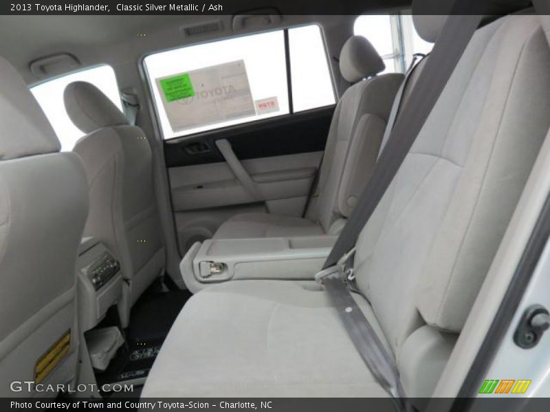 Classic Silver Metallic / Ash 2013 Toyota Highlander