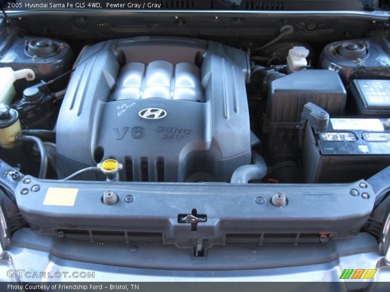 Pewter Gray / Gray 2005 Hyundai Santa Fe GLS 4WD
