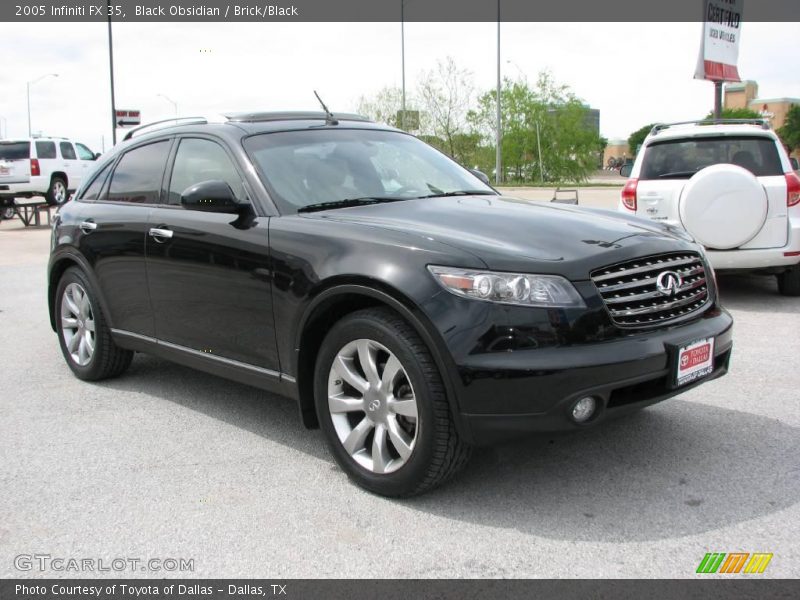 Black Obsidian / Brick/Black 2005 Infiniti FX 35