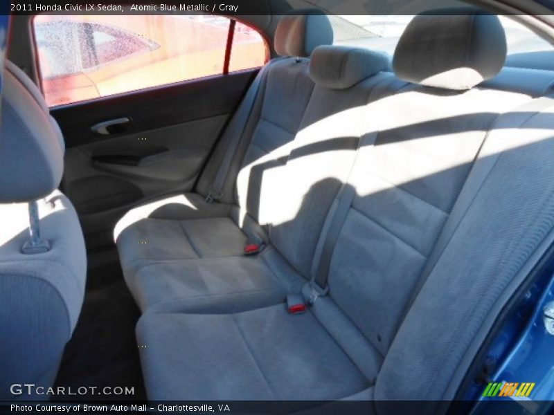 Atomic Blue Metallic / Gray 2011 Honda Civic LX Sedan