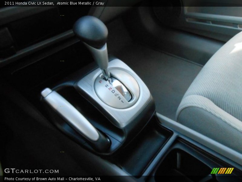 Atomic Blue Metallic / Gray 2011 Honda Civic LX Sedan