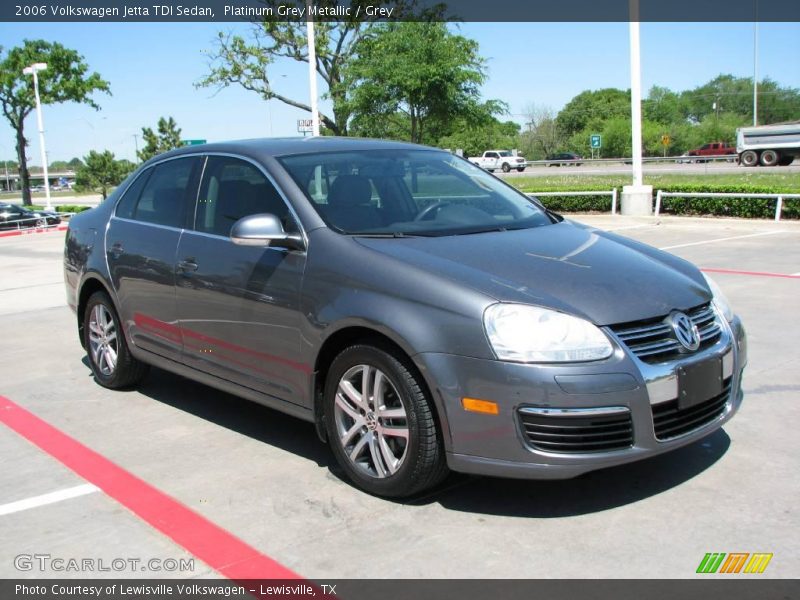 Platinum Grey Metallic / Grey 2006 Volkswagen Jetta TDI Sedan