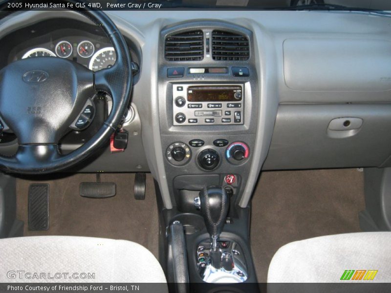 Pewter Gray / Gray 2005 Hyundai Santa Fe GLS 4WD