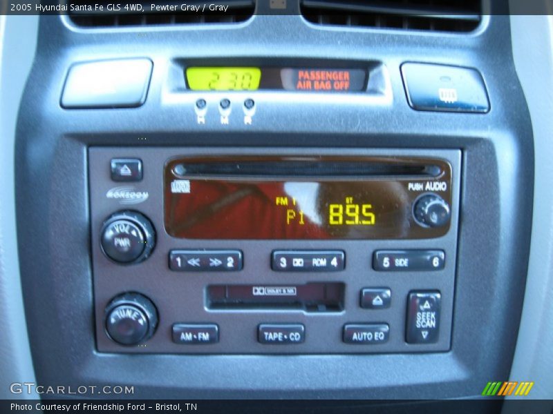 Pewter Gray / Gray 2005 Hyundai Santa Fe GLS 4WD