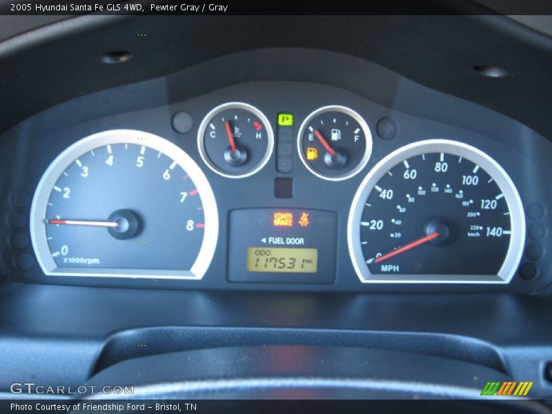 Pewter Gray / Gray 2005 Hyundai Santa Fe GLS 4WD