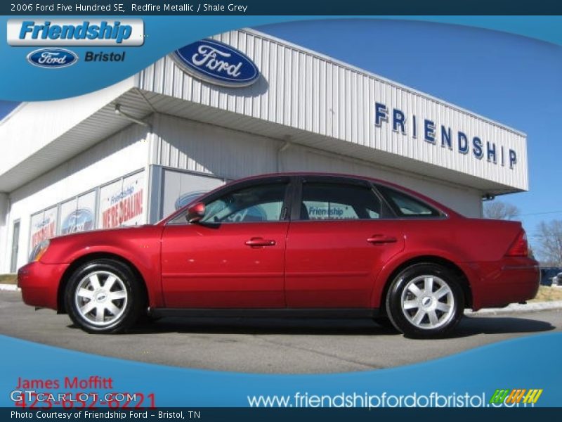 Redfire Metallic / Shale Grey 2006 Ford Five Hundred SE