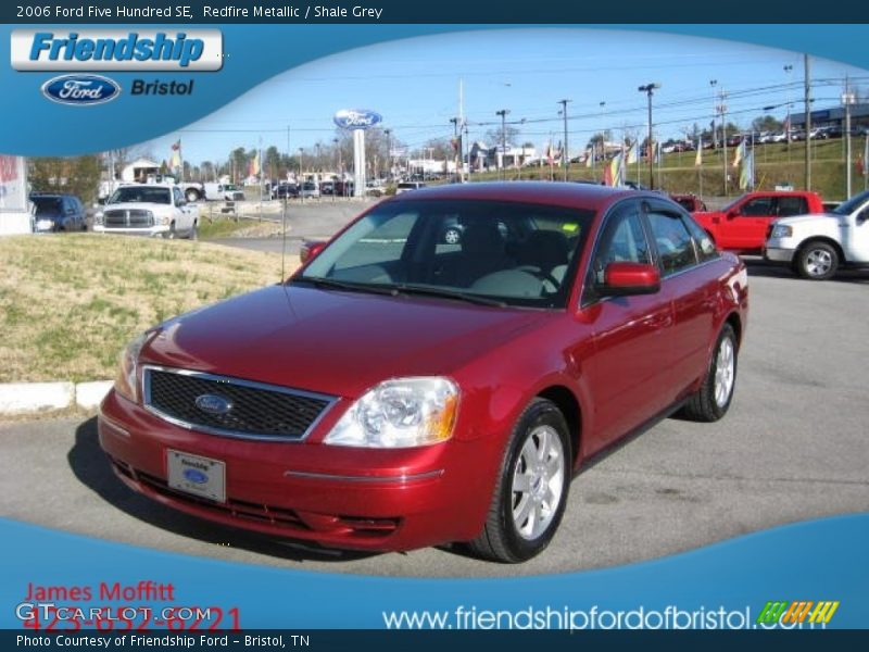 Redfire Metallic / Shale Grey 2006 Ford Five Hundred SE