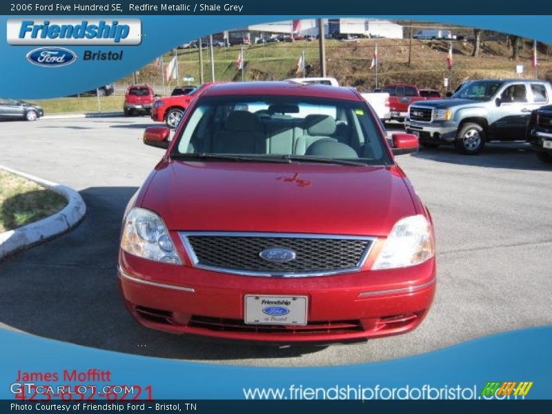 Redfire Metallic / Shale Grey 2006 Ford Five Hundred SE