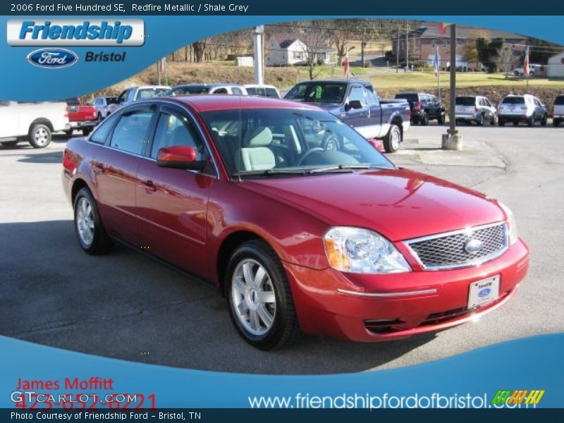Redfire Metallic / Shale Grey 2006 Ford Five Hundred SE