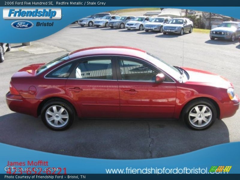 Redfire Metallic / Shale Grey 2006 Ford Five Hundred SE