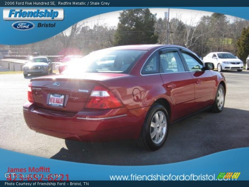 Redfire Metallic / Shale Grey 2006 Ford Five Hundred SE