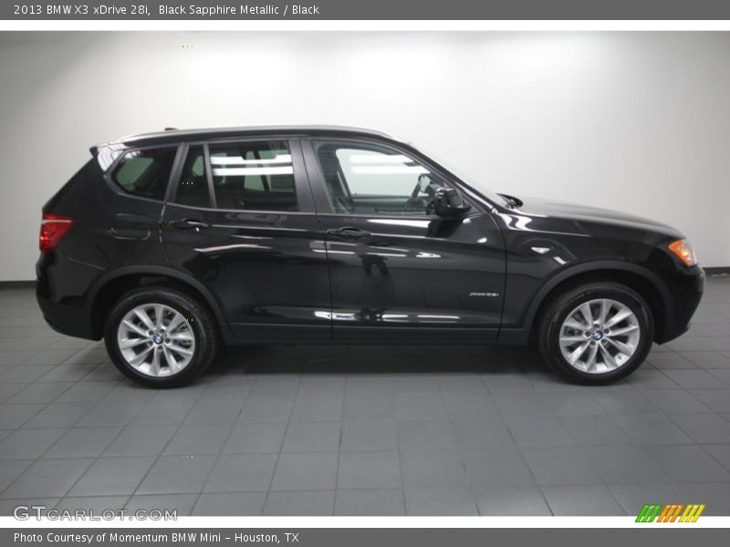 Black Sapphire Metallic / Black 2013 BMW X3 xDrive 28i