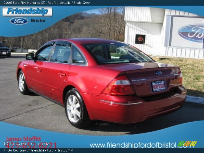 Redfire Metallic / Shale Grey 2006 Ford Five Hundred SE