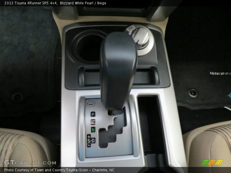 Blizzard White Pearl / Beige 2013 Toyota 4Runner SR5 4x4