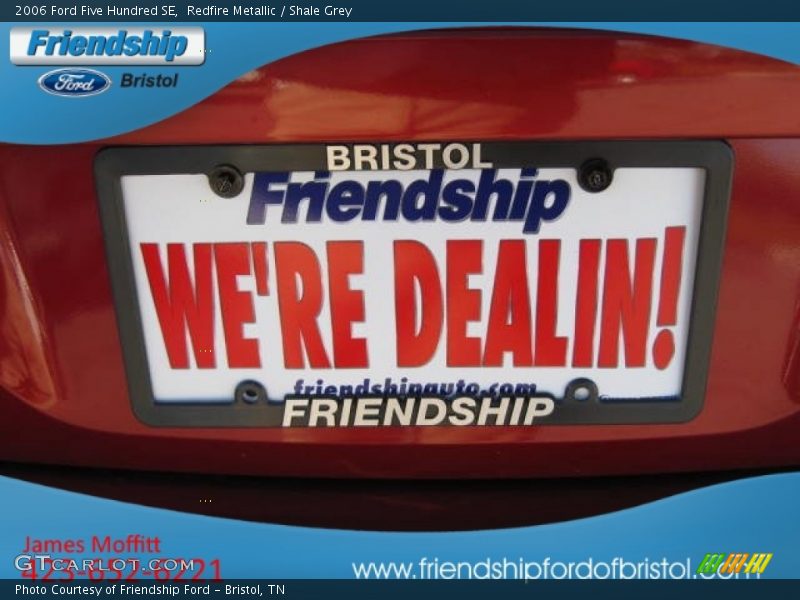 Redfire Metallic / Shale Grey 2006 Ford Five Hundred SE