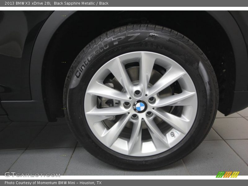 Black Sapphire Metallic / Black 2013 BMW X3 xDrive 28i