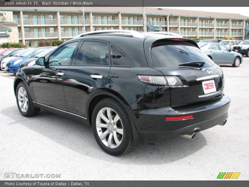 Black Obsidian / Brick/Black 2005 Infiniti FX 35