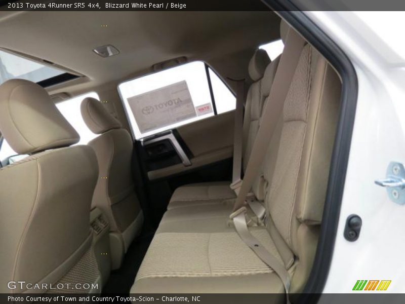 Blizzard White Pearl / Beige 2013 Toyota 4Runner SR5 4x4