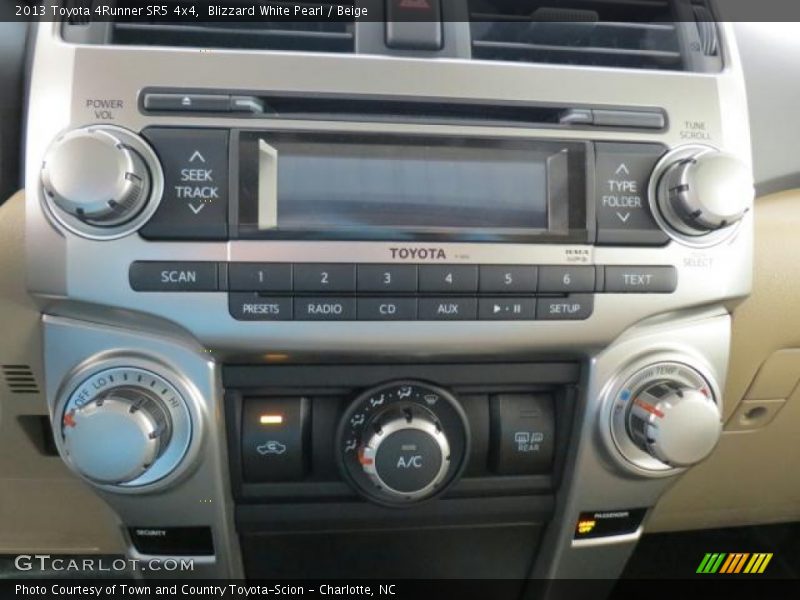 Blizzard White Pearl / Beige 2013 Toyota 4Runner SR5 4x4
