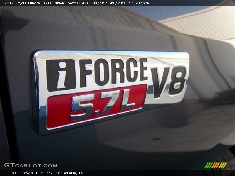 Magnetic Gray Metallic / Graphite 2012 Toyota Tundra Texas Edition CrewMax 4x4